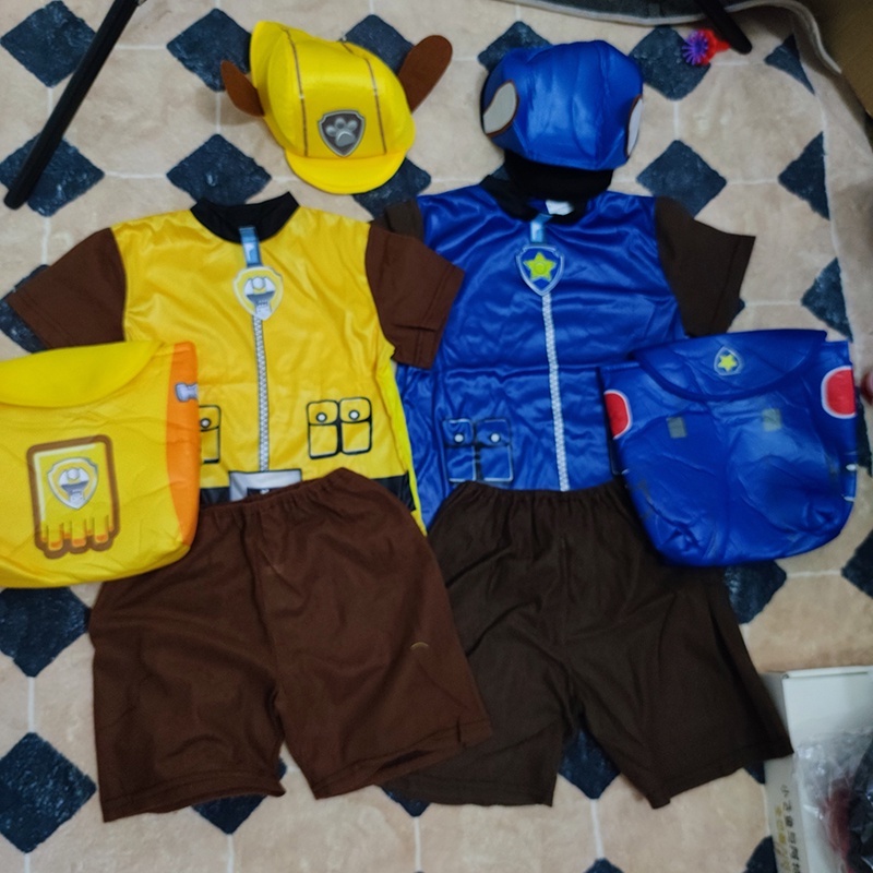 Trang Phục Hóa Trang Halloween Nhân Vật Chú Chó Cứu Hộ Marshall Rubble Chase Rocky Zuma Topuit Skye