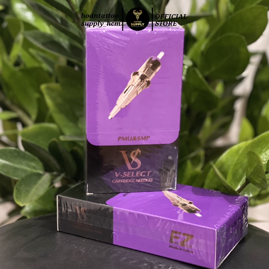 Kim phun xăm đầu đạn EZ V SELECT máy pen 1 hộp 20 chiếc