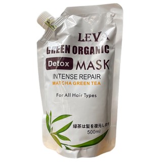 Hấp ủ tóc thải độc chuyên phục hồi và dưỡng tóc mềm mượt Fanola LEVA Green Organic DETOX Mask 500ml