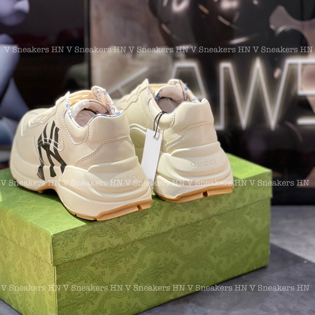 Giày Sneaker Gucci Chunky NY Thời Trang Độn Đế Bản Cao Cấp Full Bill Tag Mac Đầy Đủ Xịn Ảnh Thật Full Box