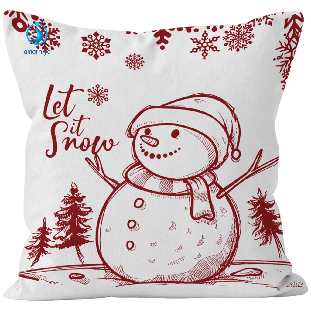 Vỏ Gối Đơn In Họa Tiết Có Thể Giặt Rửa Cho Trang Trí Lễ Hội