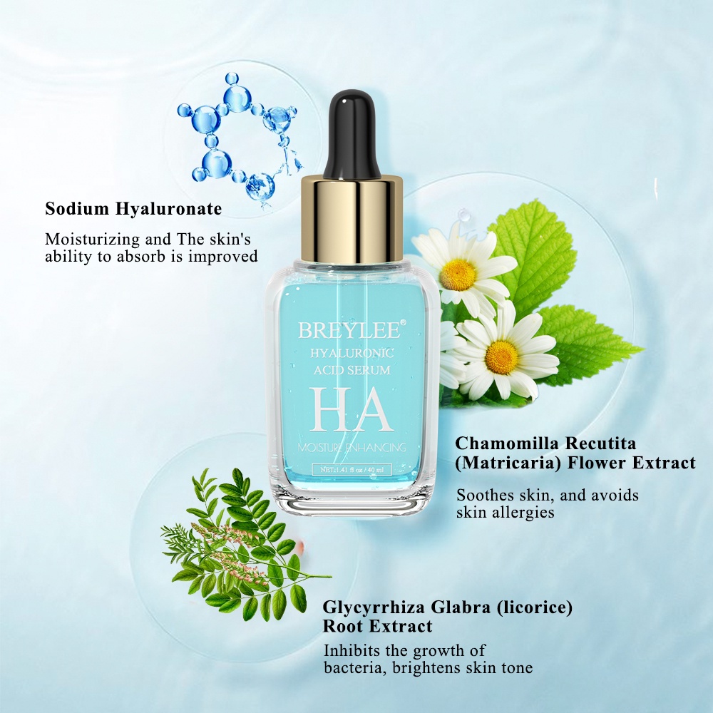 Tinh Chất Serum Axit Hyaluronic BREYLEE 40ml Dưỡng Ấm Ngậm Nước Chống Lão Hóa Da