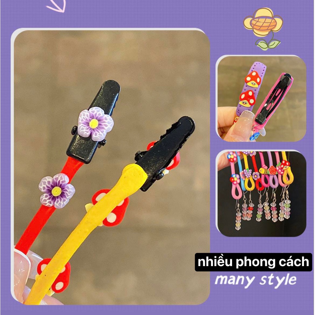 Phụ kiện dây quấn tóc thời trang siêu cute cho bé gái