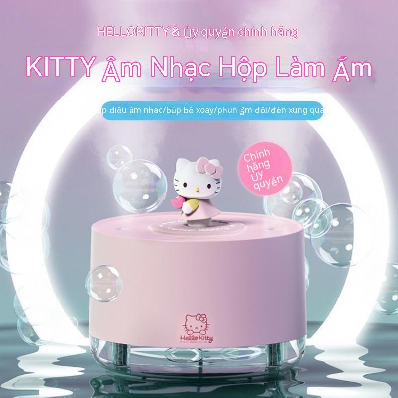 HelloKitty Âm Nhạc Tạo Độ Ẩm Xông Phòng Mini Dễ Thương Tạo Độ Ẩm Văn Phòng Nhà Máy Tính Để Bàn Xịt Dưỡng Ẩm Phun Sương Tạo Độ Ẩm
