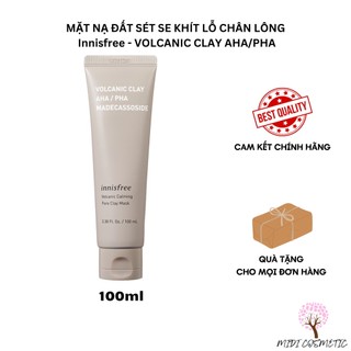 Mặt Nạ Đất Sét Làm Dịu Lỗ Chân Lông Innisfree Volcanic Calming Pore Clay Mask 100ml
