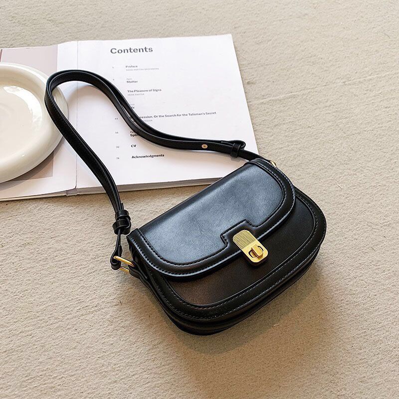 Túi xách nữ túi đeo chéo dáng bầu chất da cao cấp trơn bóng SMN425