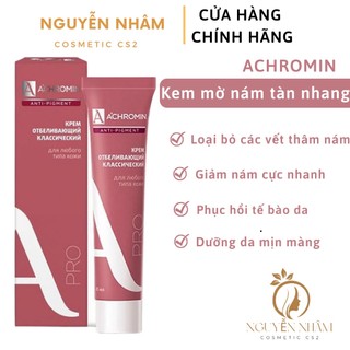 Kem Dưỡng Mờ Nám, Tàn Nhang, Trắng Da ACHROMIN Nga
