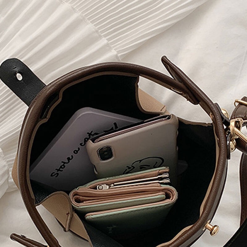 MISCHA Túi Xách Nữ Đeo Vai Thời Trang Phong Cách Hàn Quốc