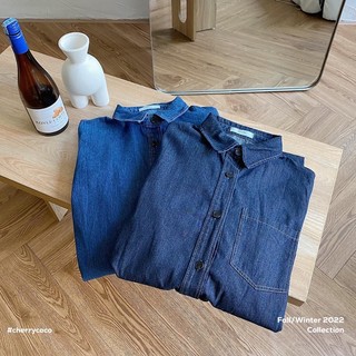 Váy sơ mi denim cao cấp 51001 CHERRY COCO