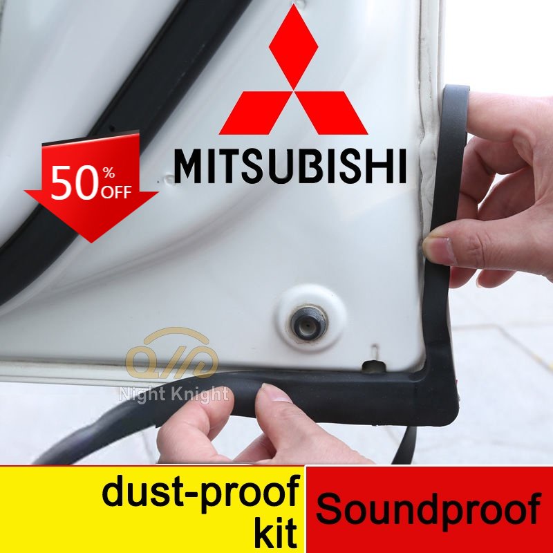 Bộ Dải Niêm Phong Cách Âm Chống Ồn Cho Cửa Xe Hơi Mitsubishi Xpander Lancer Asx Mirage Outlander Grandis Pajero Attrage Airtrek