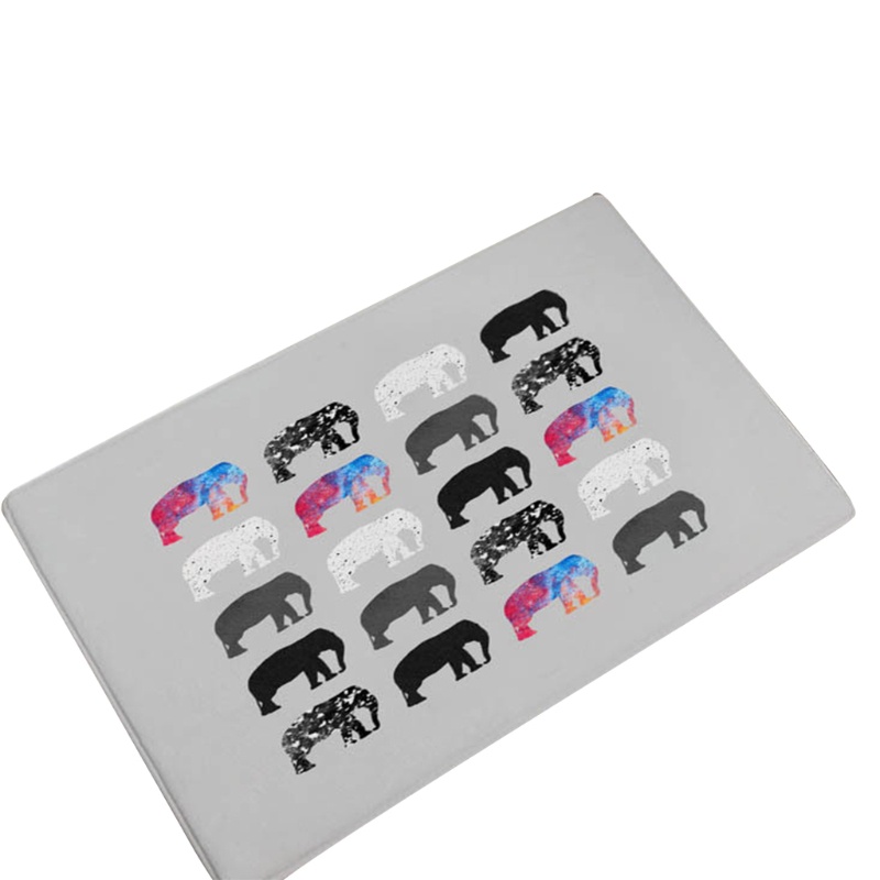 Thảm Trải Sàn Họa Tiết Hình Học Hiện Đại, Kích Thước 23X15