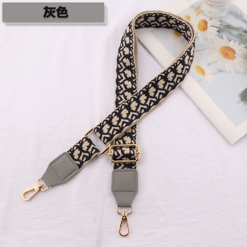 Dây Đeo Túi Xách Bản Rộng 3.8cm Màu Sắc Tương Phản Tùy Chỉnh Thay Thế Tiện Dụng
