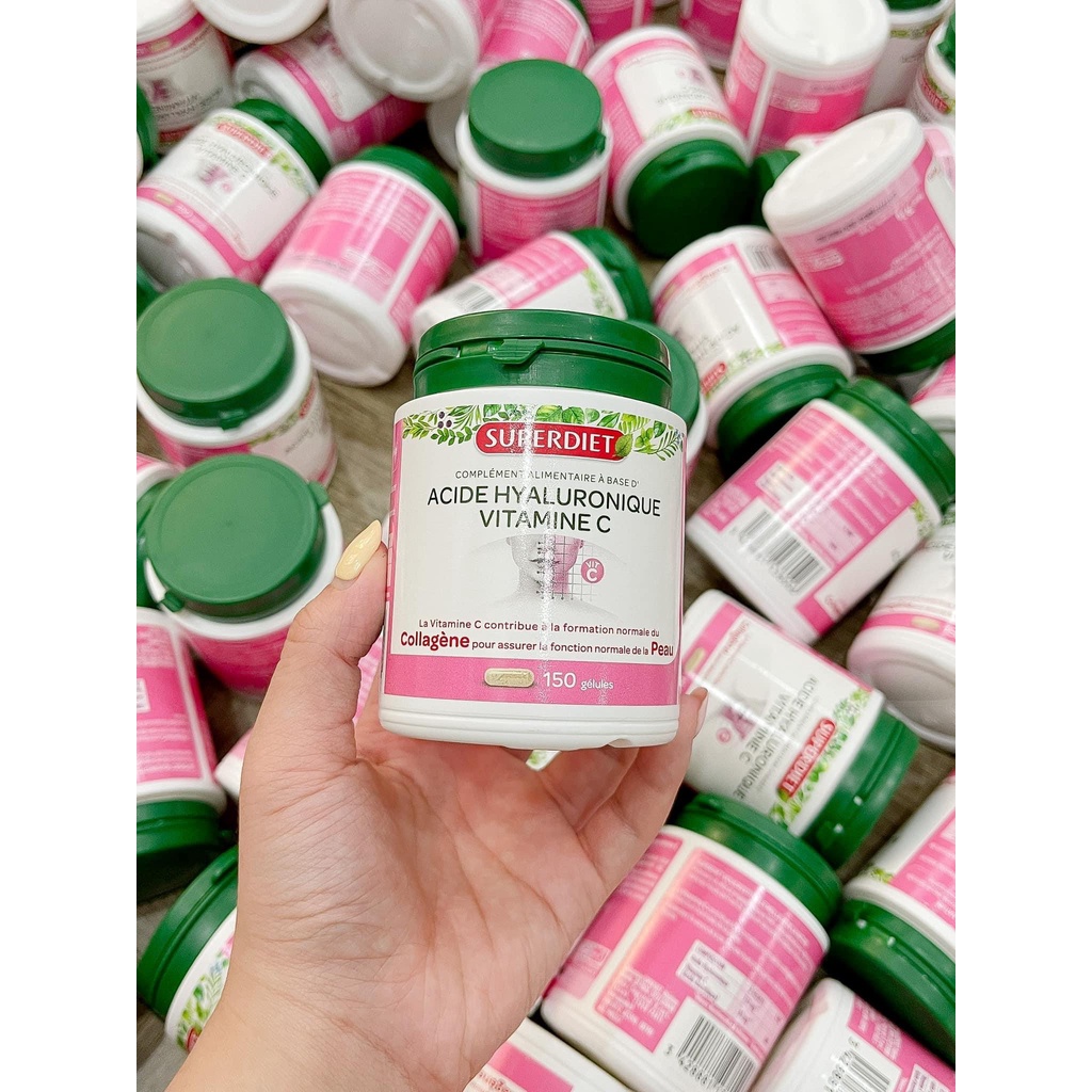 Viên Uống Vitamin C Superdiet Acide Hyaluronique Vitamine C