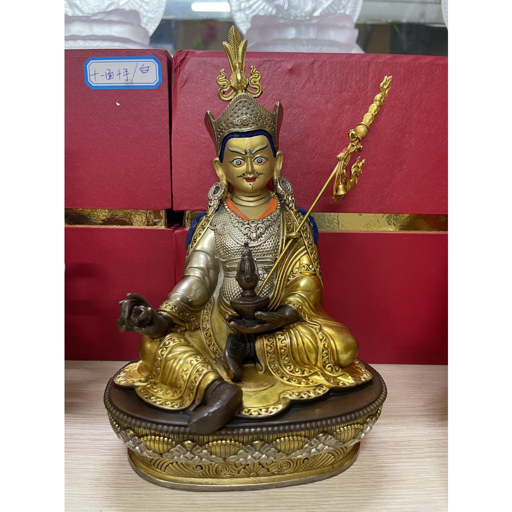 [PBMC] Tượng đồng mạ vàng, bạc Tây Tạng 21cm