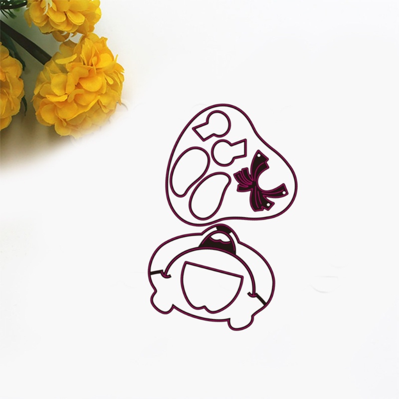 Khuôn Cắt Giấy Kim Loại Hình Động Vật Hoạt Hình Ngộ Nghĩnh