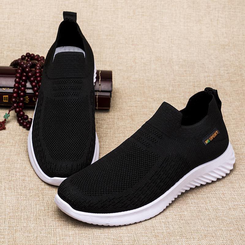 GIÀY LƯỜI VẢI NAM AG0176 NHẸ NHÀNG EM CHÂN