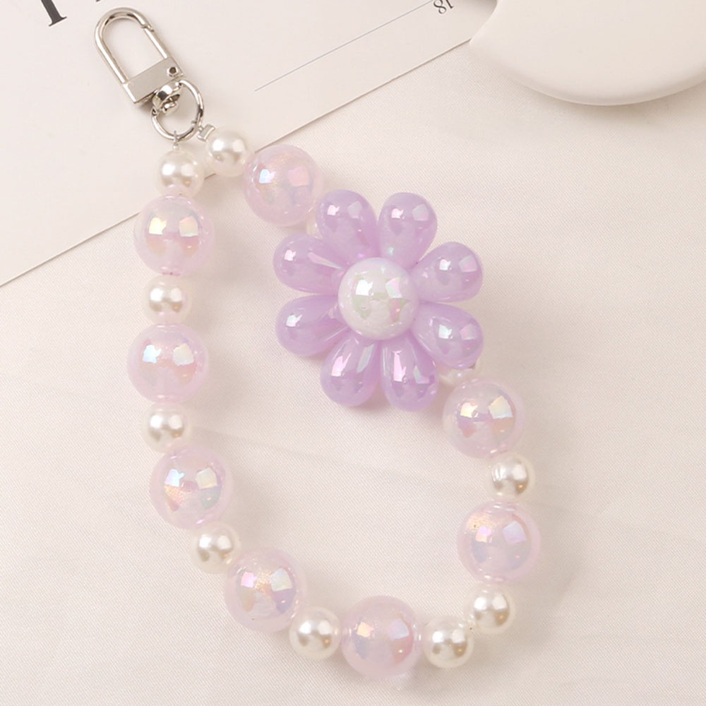 Vỏ Bảo Vệ Hộp Sạc Tai Nghe Không Dây Qipin Đính Hạt Ngọc Trai 5 Màu Họa Tiết Hoa Cúc Dễ Thương Độ