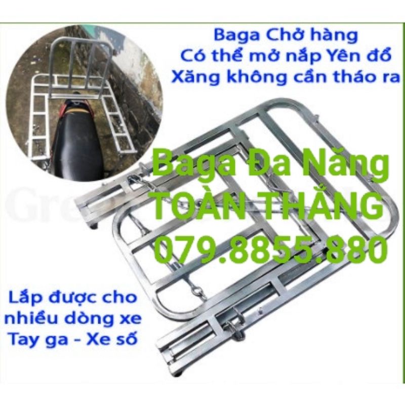 Baga chở hàng mỡ cốp đổ xăng tiện lợi