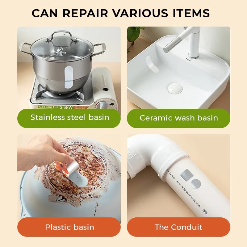Set 10 Miếng Dán Bằng Lá Nhôm Chống Nước Chịu Nhiệt Độ Cao Dùng Sửa Chữa Vết Nứt / Nồi