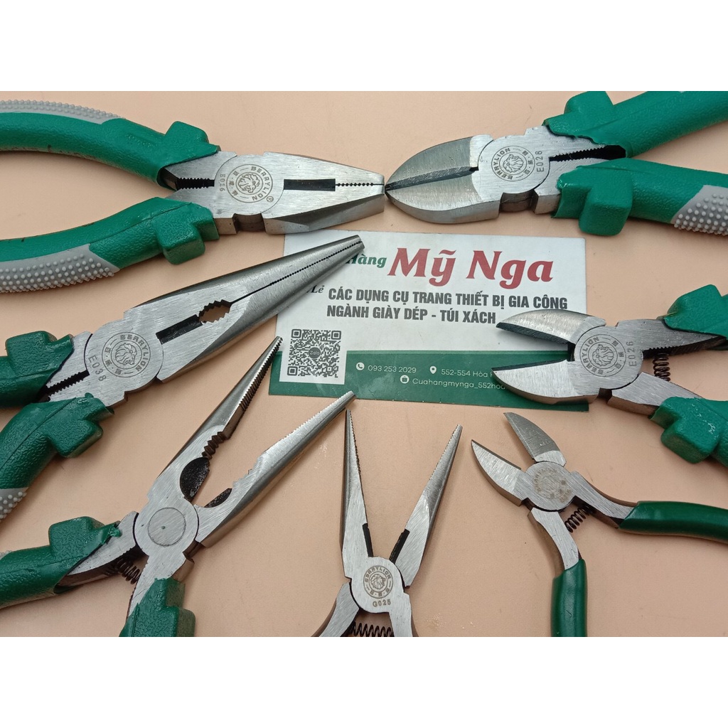 Kìm nhọn berrylion 5’’125mm - 6’’150mm - 8’’200mm