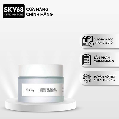 Kem chống lão hóa và dưỡng sáng da Chiết Xuất Xương Rồng Huxley Secret Of Sahara Cream; Anti–Gravity 50ml