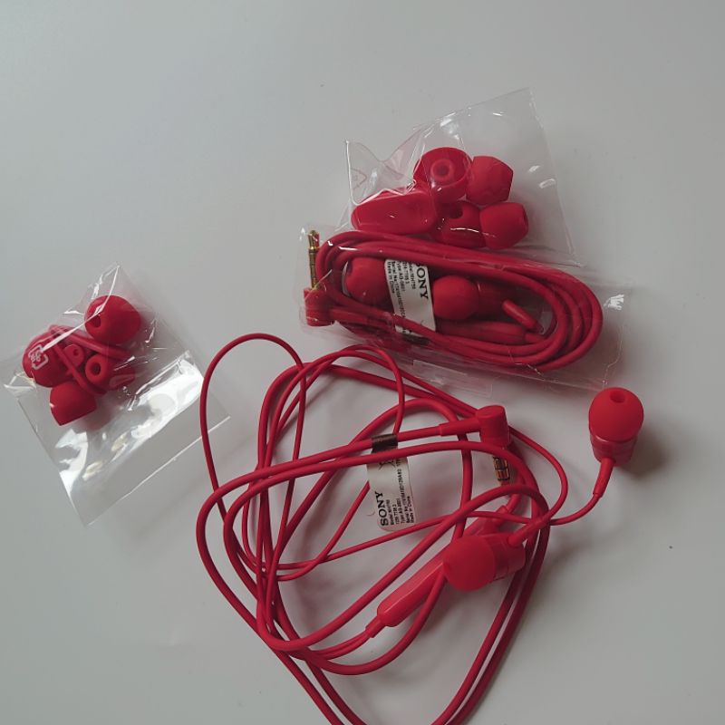 Tai Nghe Sony MH750 chất âm thiên Bass, tai nghe nhét tai mầu đỏ đặc biệt