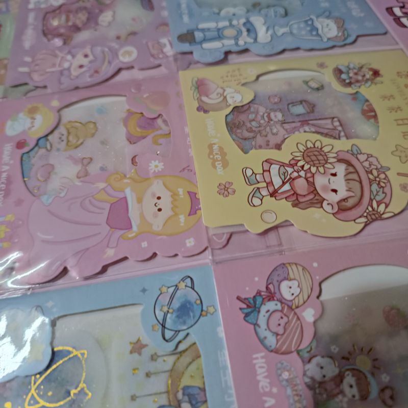 Bìa 20 bộ nhãn dán sticker 3D mã số 2357