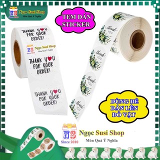 40 tem dán sticker nhãn dán decal thank you - siêu đẹp