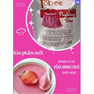 Bột Pudding TOBEE (1 Kg) Bột làm Bánh Plan (Trứng, Khoai Môn, Socola, Dâu)