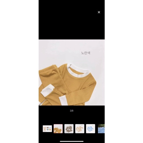 SALE Đồ bộ dài tay mặc ngủ mặc nhà bé trai bé gái size 8-12kg chất thun gân mềm mịn