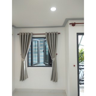 Mành rèm cửa sổ màu xám nhạt