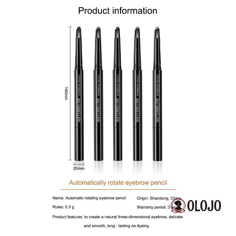 Bút Kẻ Lông Mày Hai Đầu Chống Thấm Nước Và Mồ Hôi Không Nhòe Tạo Hiệu Ứng Ba Chiều