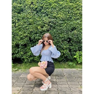 Beachclub-Áo tay phồng
