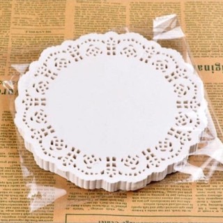 Giấy thấm dầu thực phẩm 140 tờ thấm dầu thức ăn đồ chiên rán tròn hình hoa đa năng tiện dụng