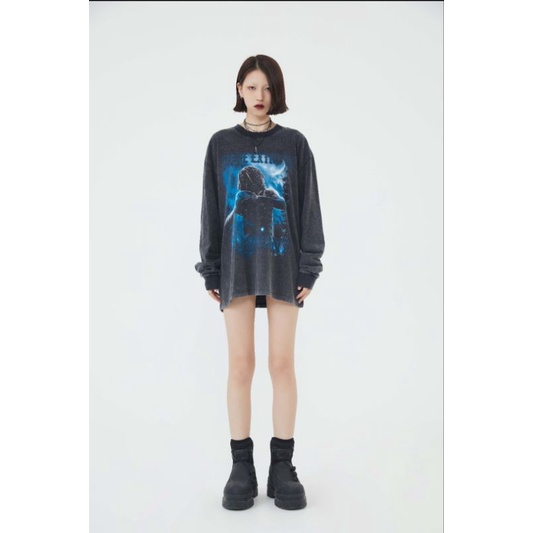 Áo thun dài tay MADE EXTRME BASKETBALL - áo long sleeve retto vintage wash