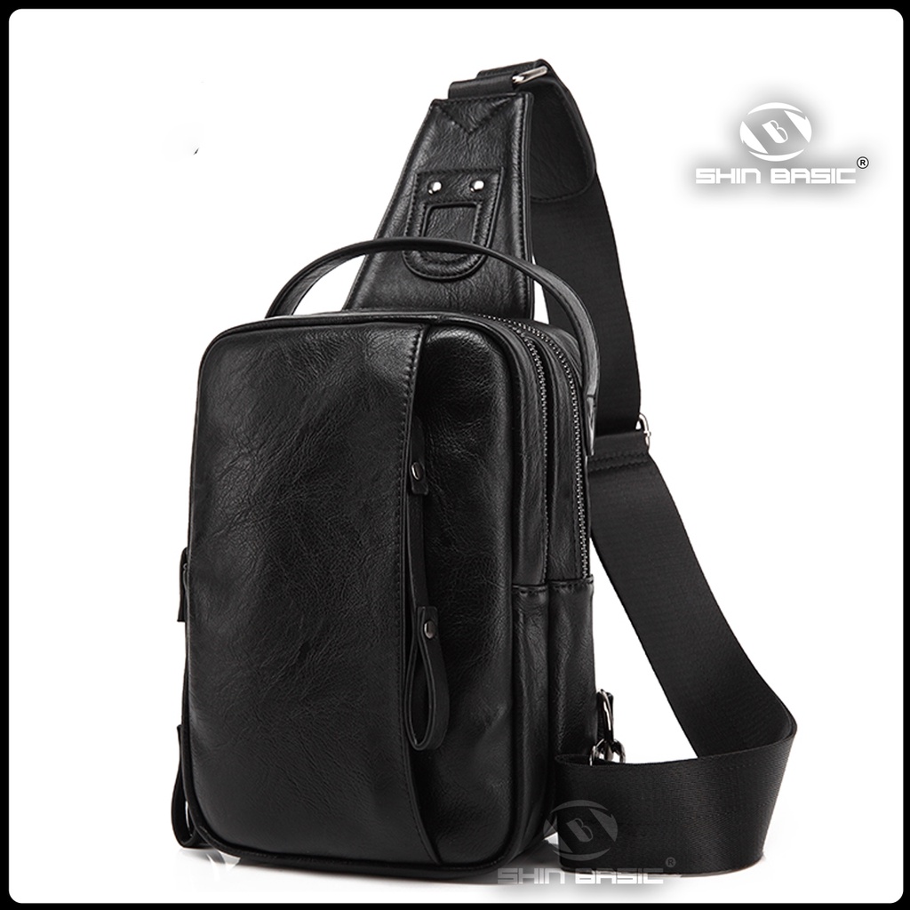 Túi Đeo Chéo Da PU Cao Cấp Cho Nam - Shin Basic - TSHINX2090