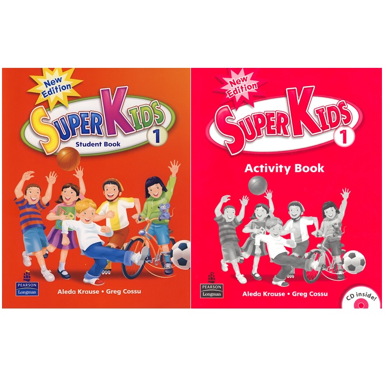 Sách - (Trọn Bộ 2 cuốn) Tiếng Anh Super kids 1 (SB + WB)