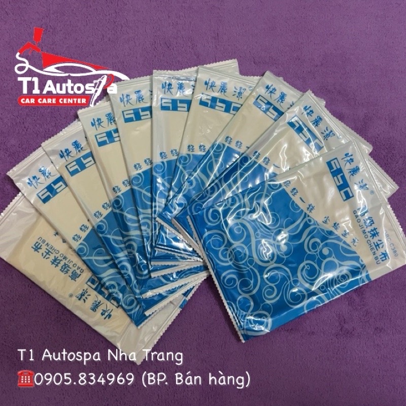 Túi 10 cái Giẻ dính  lau tàn sơn, bụi sơn
