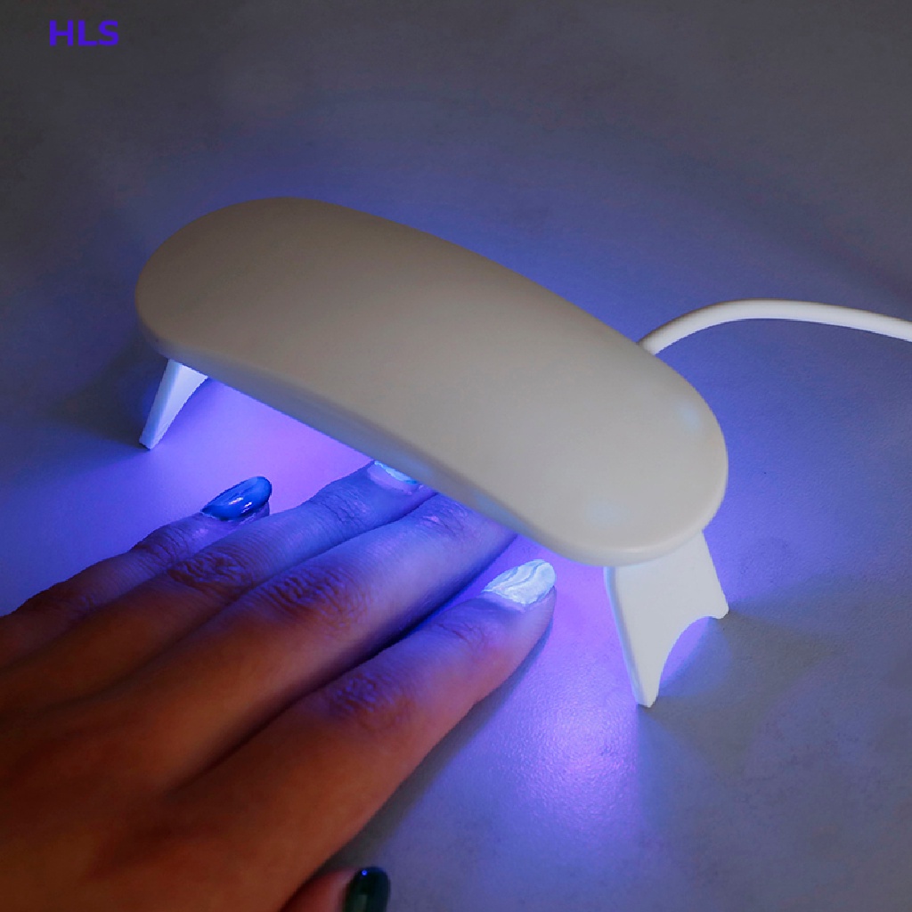 Máy Sấy Khô Sơn Móng Tay UV LED Mini 6W 80cm Sạc USB Tiện Dụng
