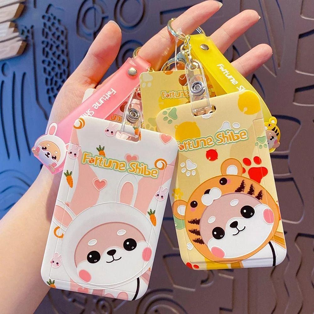 DARNELL Móc Khóa Hình Chó Shiba Inu Dễ Thương Xinh Xắn