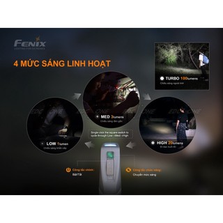 Đèn pin FENIX - ​​E-STAR 100 lumens