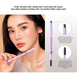 Combo 1+1 Chì Kẻ Mày Nét Mảnh IBIM Easy Drawing Eyebrow