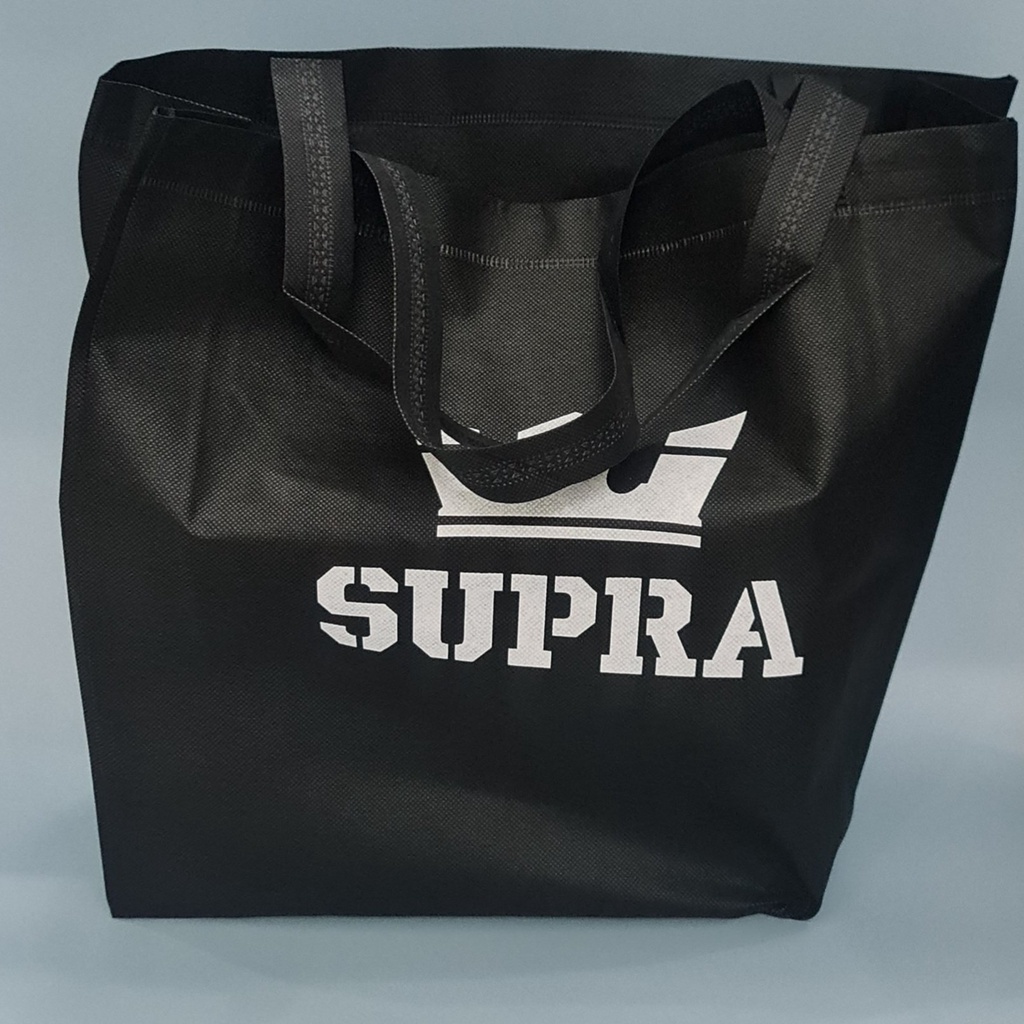 Túi tote đen Supra Store