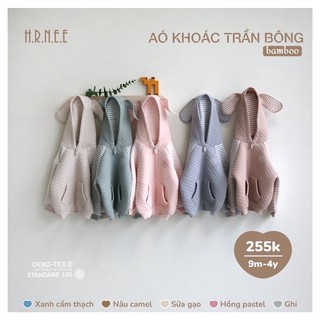 Áo khoác trần bông Hrnee cho bé yêu