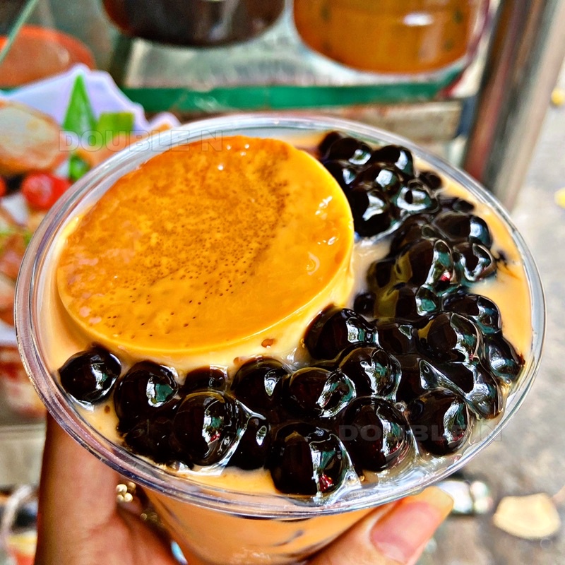 TRÀ SỮA THÁI ĐỎ TRÂN CHÂU BÁNH FLAN 🍮 - DOUBLE N