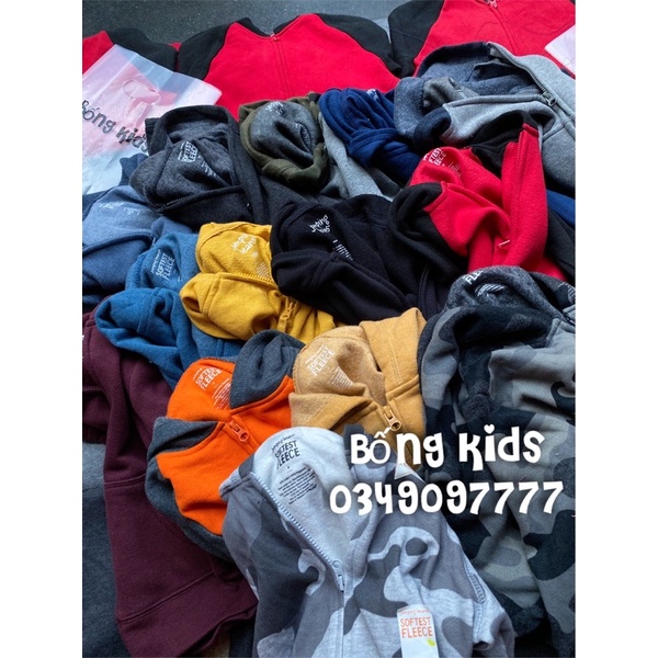 Áo Khoác Nỉ Bé Trai Basic Jumping Beans
