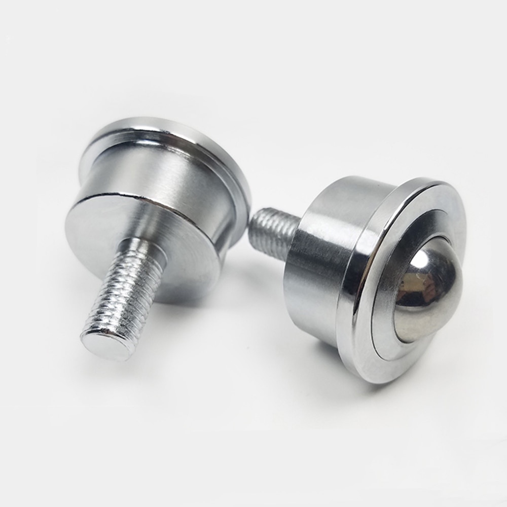 1 cái SP15FL 22FL 25FL 30FL 45FL Bộ phận chuyển bóng nặng gắn bu lông Bộ phận chuyển bóng bằng con lăn được gia công Bộ phận chuyển con lăn Quả cầu băng tải
