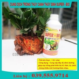Dung dịch thủy canh Bio chai 1 lit - giúp trồng hoa cây cảnh thủy canh tại nhà