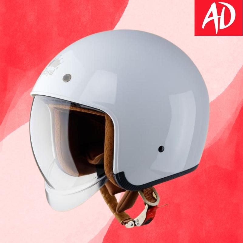 Nón bảo hiểm Royal M139 trắng kính âm