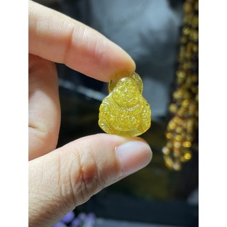 Mặt dây chuyền Di lặc tóc vàng